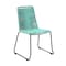 Armen Living Koala and Shasta 5 Piece Outdoor Patio Dining Set in Light Eucalyptus Wood and Wasabi Rope 840254336407 - alternate 9